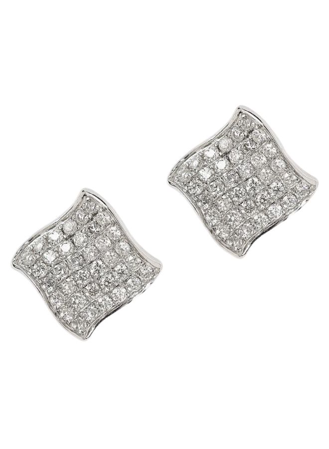 أناكا أقراط من الذهب عيار 18 قيراط، مرصعة بالألماس - Image 1