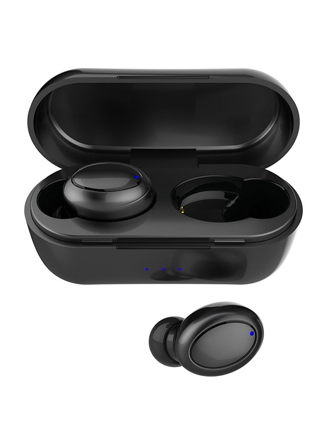 True Wireless Bluetooth In-Ear Earbuds With Charging Case Black - Image 1