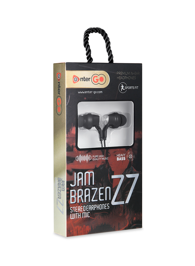 إنتر جو سماعات طراز Jam Brazen Z7 مع ميكروفون أسود  - Image 4
