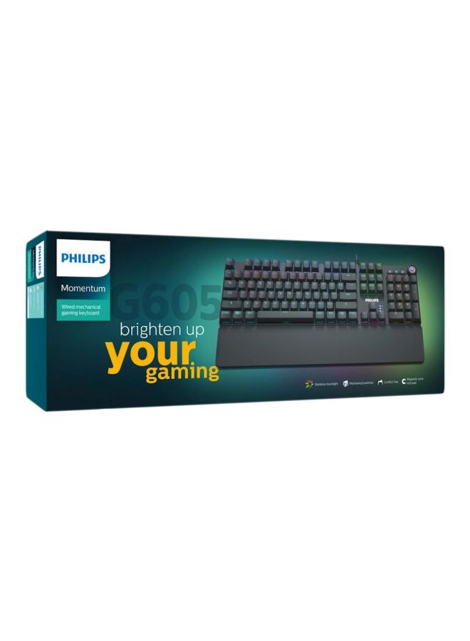 Philips - USB Wired Keyboard Black - Image 1