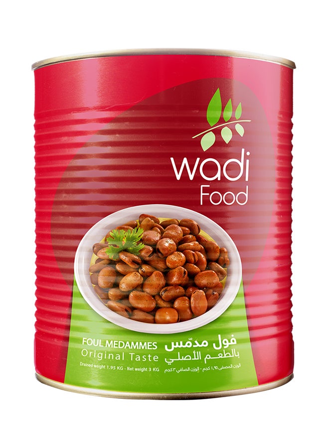 Wadi Food Foul Medammes Tin 3kg