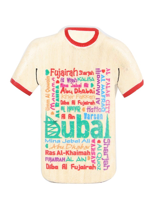 Al Jaber T-Shirt Dubai Printed Magnet Multicolour