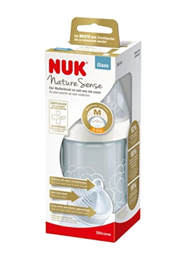 NUK Nature Sense Feeding Bottle 240 ml