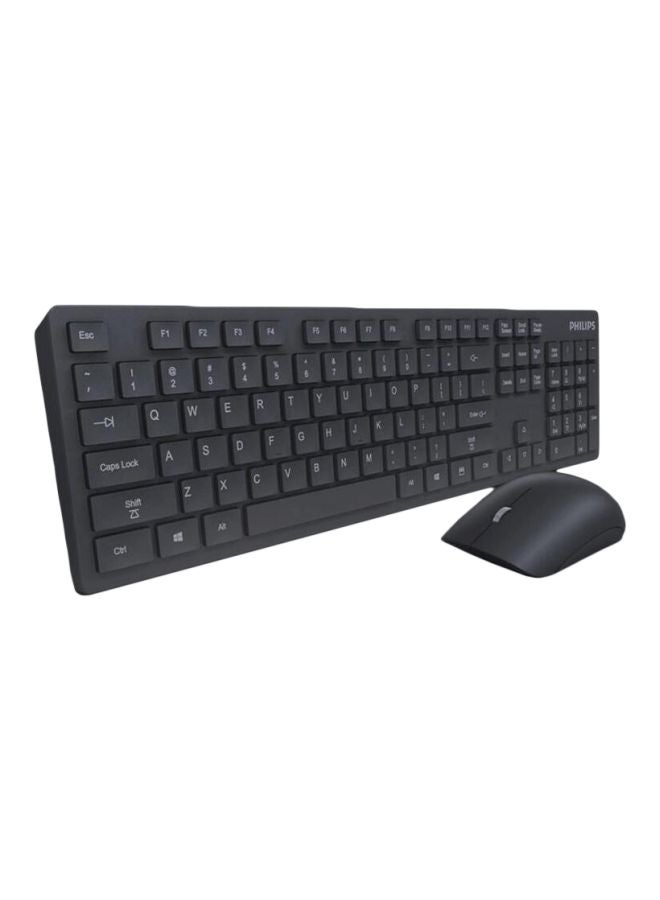 Philips Series 600 Wireless Keyboard And Mouse Combo Black  - Image 1