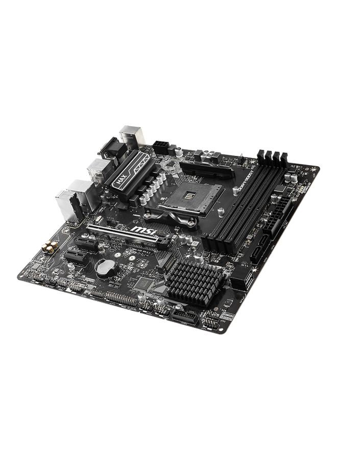 MSI B450M Pro-VDH Max Motherboard 9.6x9.6inch Black/Silver/Grey  - Image 2