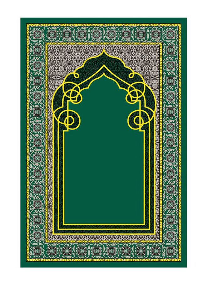 سونتا بساط صلاة مانع للانزلاق أخضر/ أصفر/ رمادي 118 x 80 x .03سم 