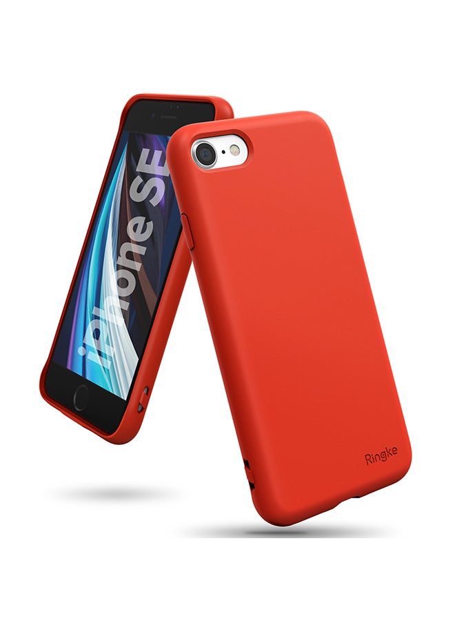 Ringke Ultra Case Air-S Series Thin Flexible Shockproof TPU Case For Apple iPhone SE (2020) Red - Image 1