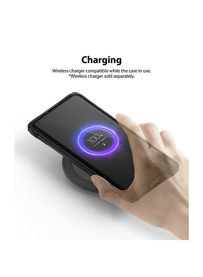 Ringke Hard Fusion-X Ergonomic Shock Absorption TPU Bumper Case Cover For Xiaomi Mi 10/Mi 10 Pro 5G Camo Black - Image 2