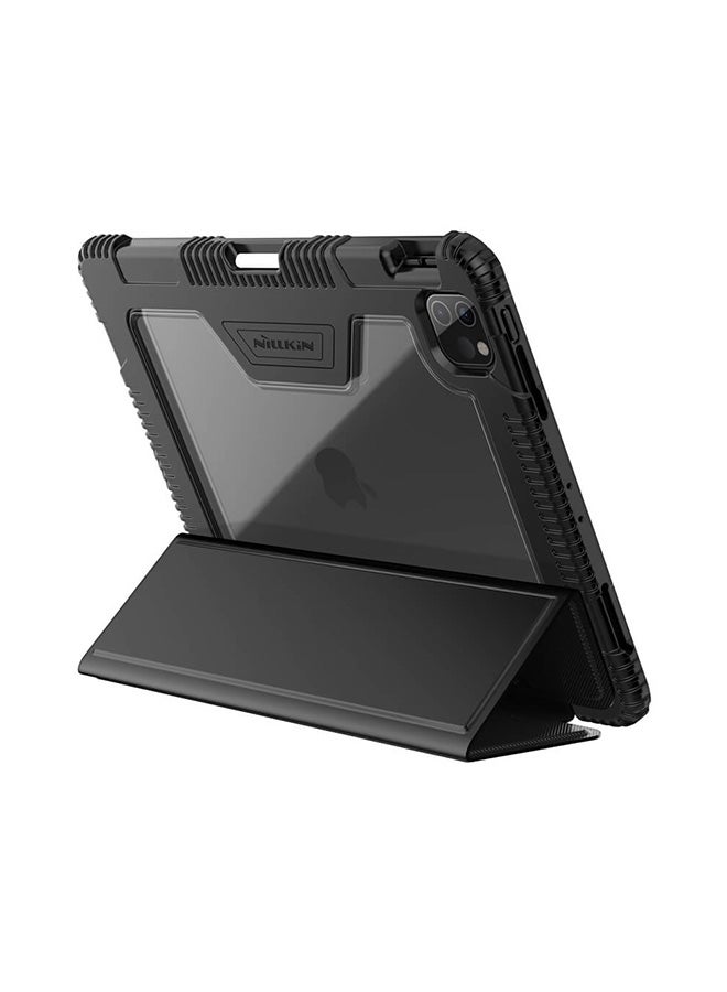 Nillkin PU Leather Full Protective Case With Apple Pencil Holder Smart Cover For Apple iPad Pro 12.9-Inch Black - Image 1