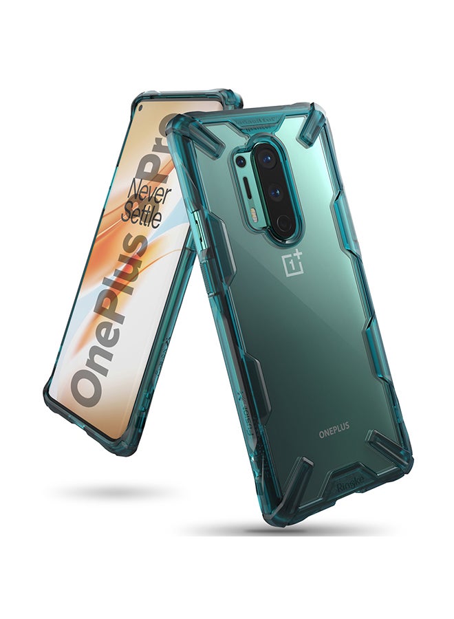 Ringke Hard Fusion-X Ergonomic Shock Absorption TPU Bumper Case Cover For OnePlus 8 Pro Turquoise Green - Image 1
