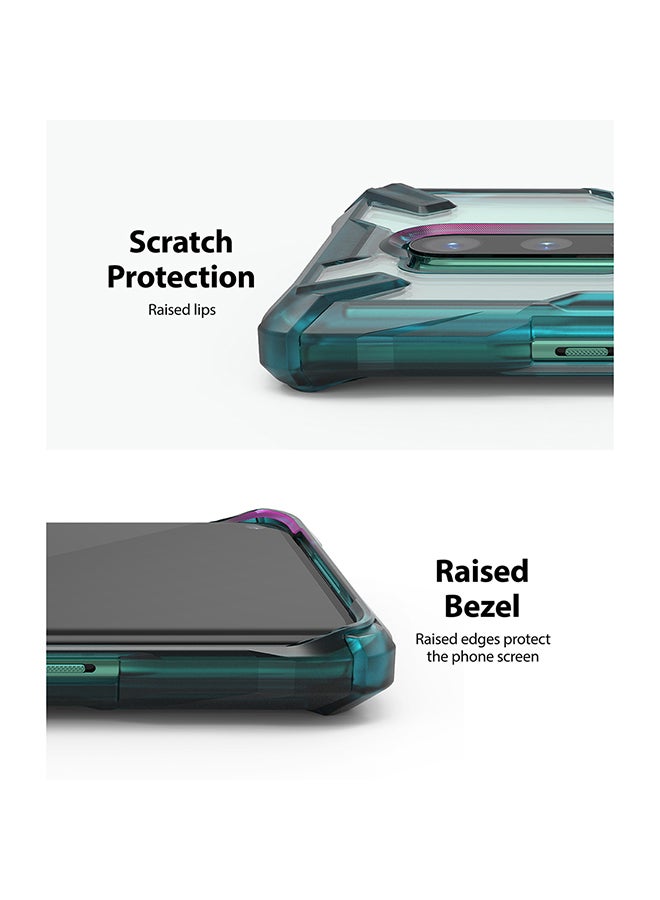 Ringke Hard Fusion-X Ergonomic Shock Absorption TPU Bumper Case Cover For OnePlus 8 Pro Turquoise Green - Image 2