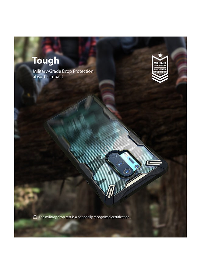 Ringke Hard Fusion-X Ergonomic Shock Absorption TPU Bumper Case Cover For OnePlus 8 Pro Camo Black - Image 2