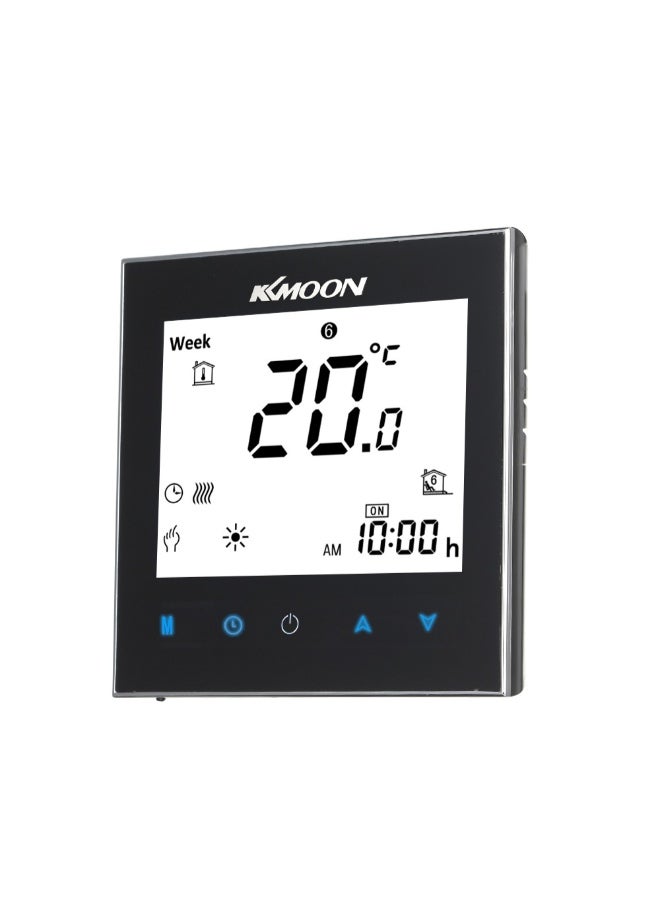 Touchscreen LCD Display Room Temperature Controller Black 11cm - Image 2