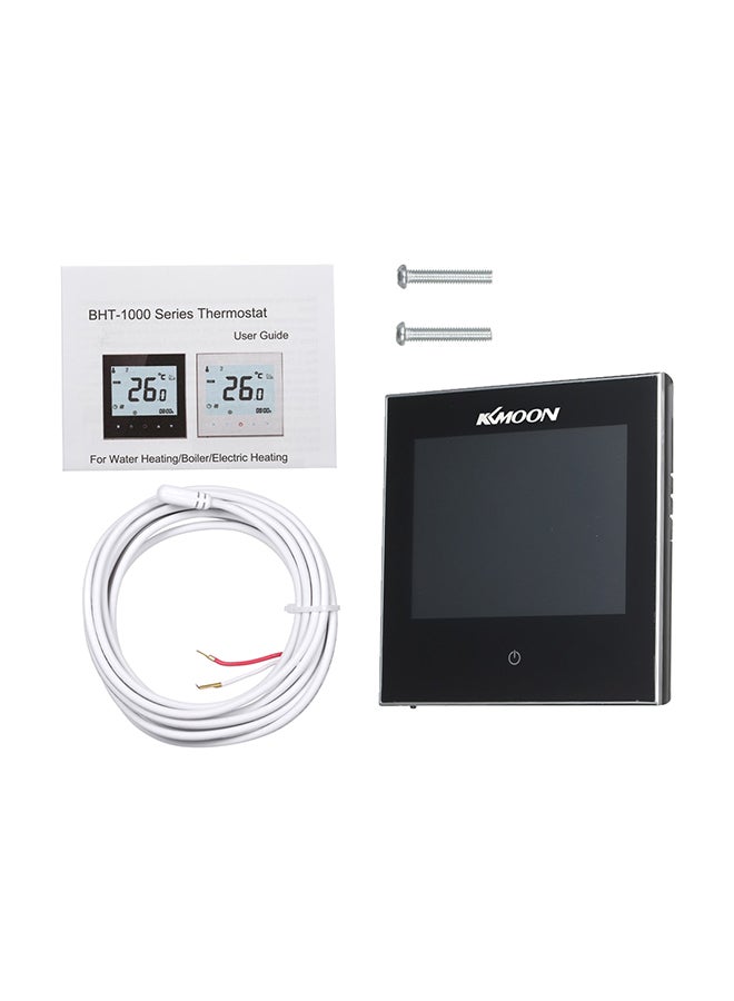 Touchscreen LCD Display Room Temperature Controller Black 11cm - Image 1