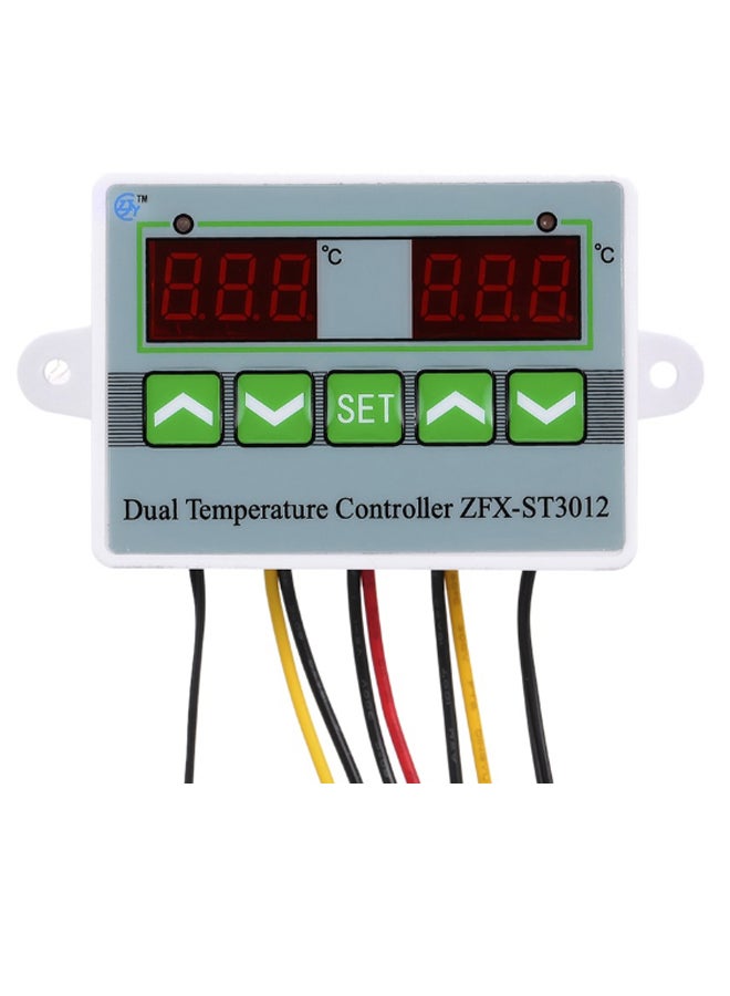 جهاز تحكمٍ رقميّ ذكي في درجة الحرارة بشاشة عرض مزدوجة متعدد الألوان 8سم - Image 2
