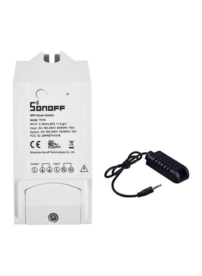 جهاز تحكم عن بُعد لإيقاف الطاقة بتقنية الواي فاي يقوم بتعديلات عامة كما أنه مزود بتطبيق ذكي أبيض 13.5سم - Image 1