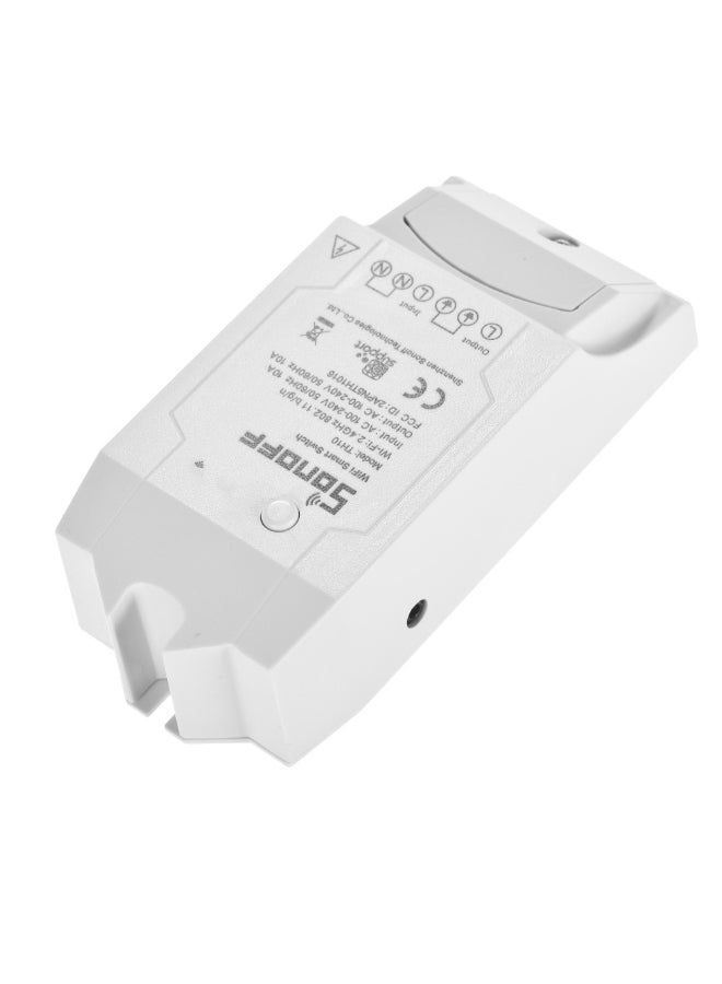 جهاز تحكم عن بُعد لإيقاف الطاقة بتقنية الواي فاي يقوم بتعديلات عامة كما أنه مزود بتطبيق ذكي أبيض 13.5سم - Image 2