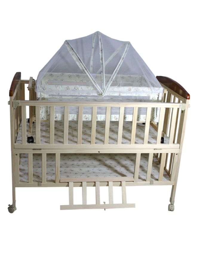 Baby love Portable Crib Bed With Mosquito Net For New Born  - Image 1