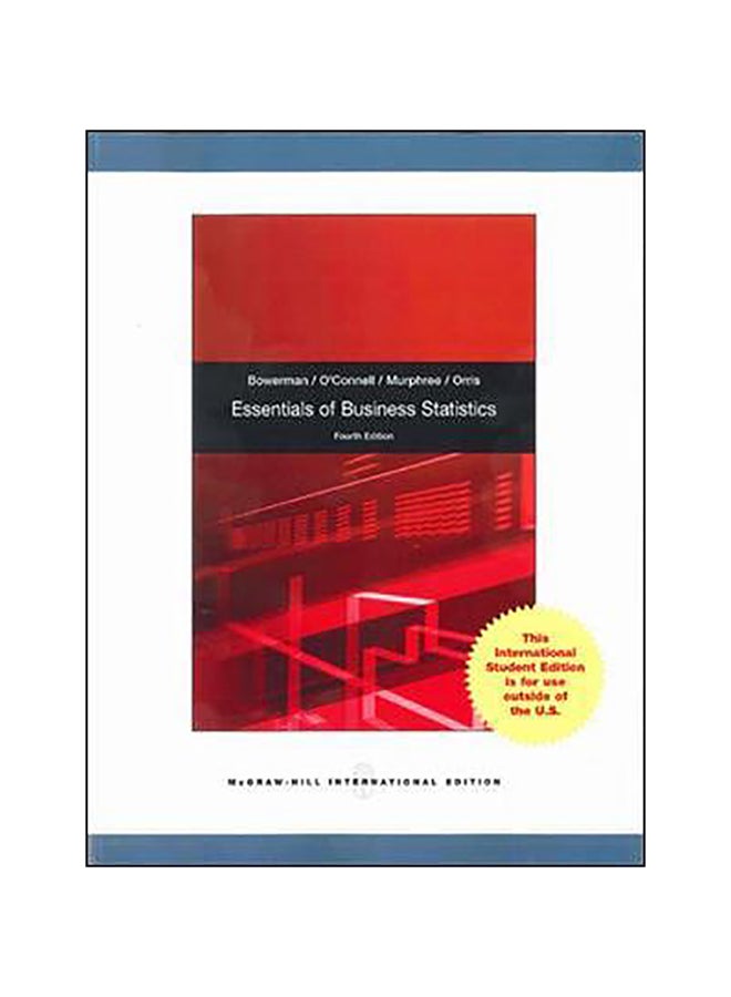 Essentials Of Business Statistics Paperback English by Bruce L. ["Bowerman - 16-Feb-11 