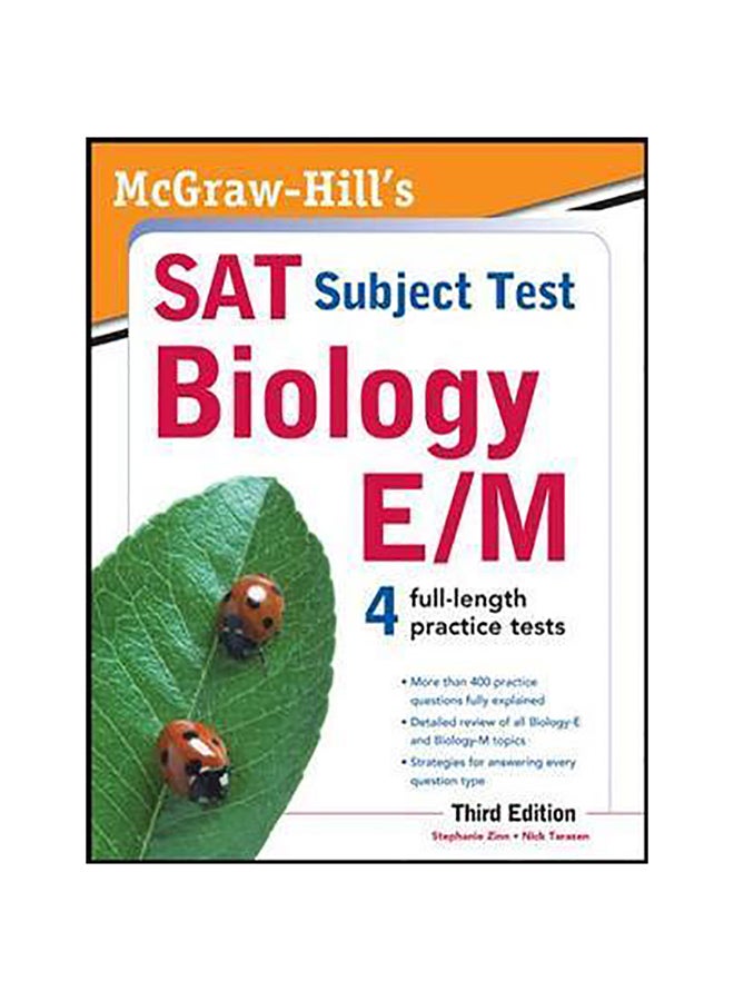 SAT Subject Test Biology paperback english - 16-Mar-12 