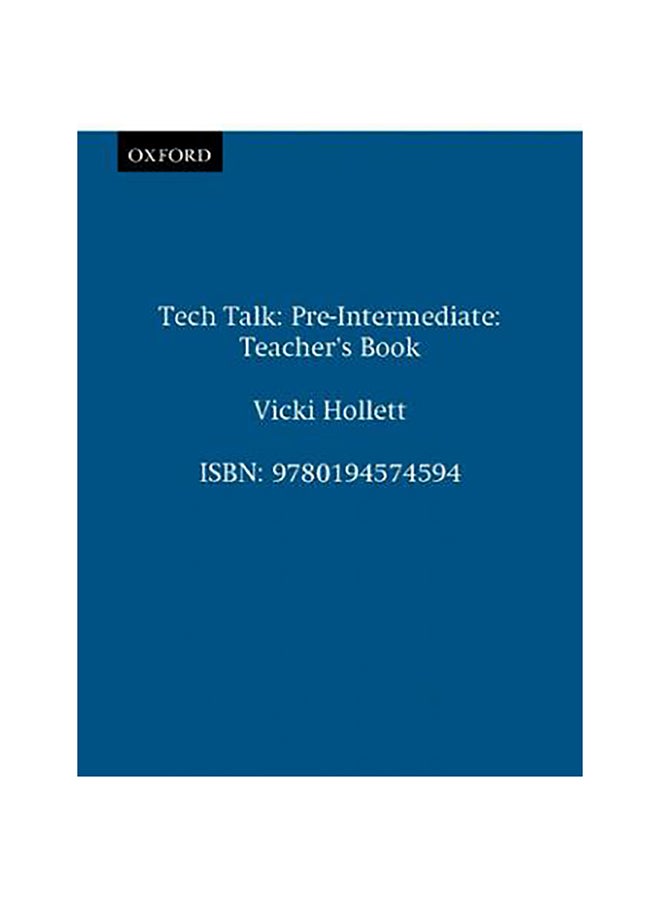 Tech Talk Pre-Intermediate Paperback English by Vicki Hollett - 9-Jun-05