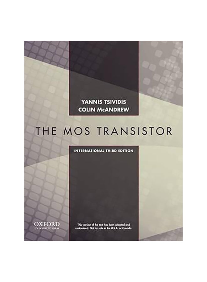 The MOS Transistor hardcover english - 13-Sep-12 