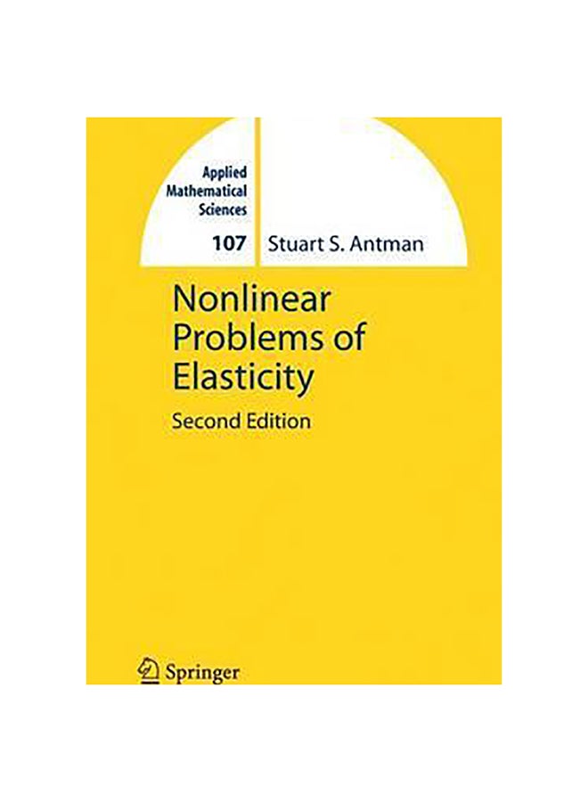 Nonlinear Problems Of Elasticity Hardcover English by Stuart S. Antman - 11-May-05 
