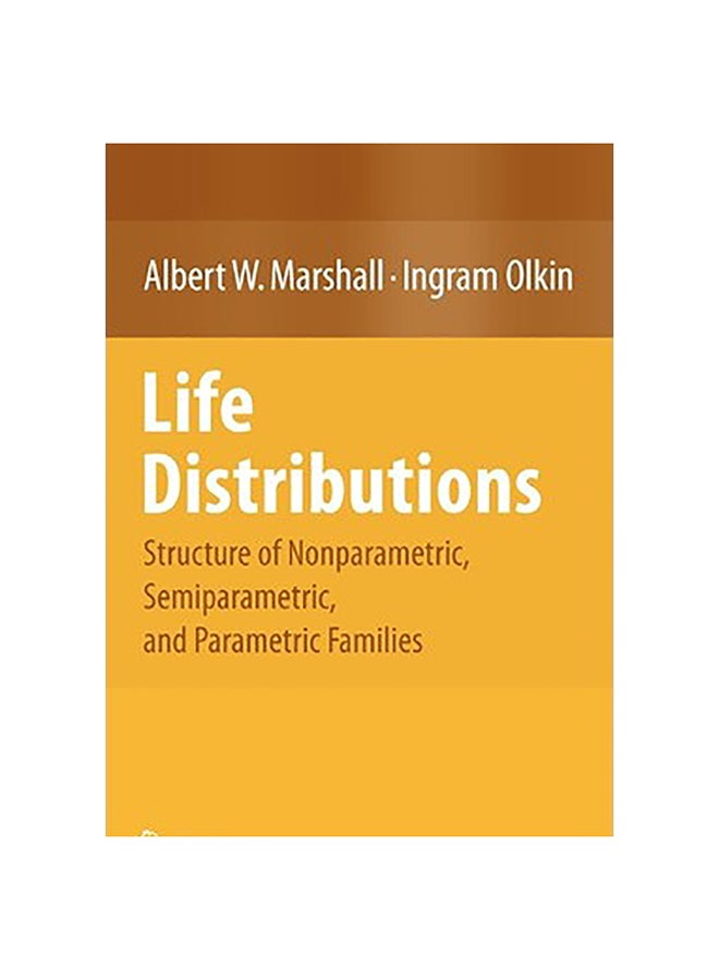 Life Distributions Hardcover English by Albert W. Marshall - 28-Aug-07 