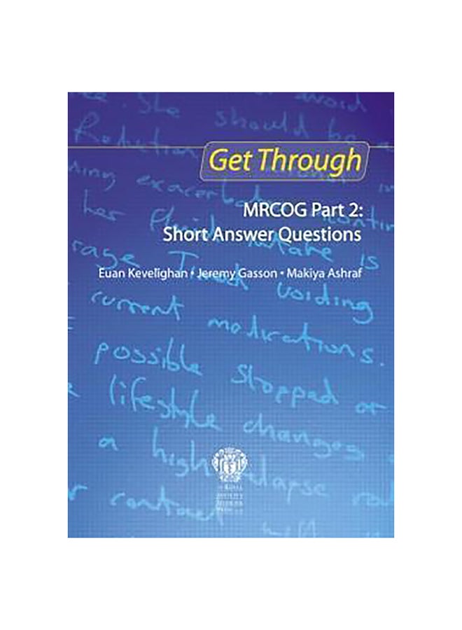 Get Through Mrcog Part 2 Paperback English by Euan Kevelighan - 19-Jan-09