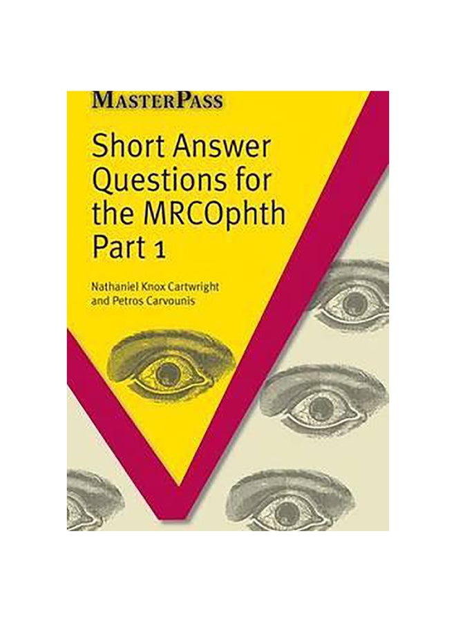 Short Answer Questions For The Mrcophth Part 1 Paperback English by Nathaniel Knox Cartwright - 31-Jan-05 