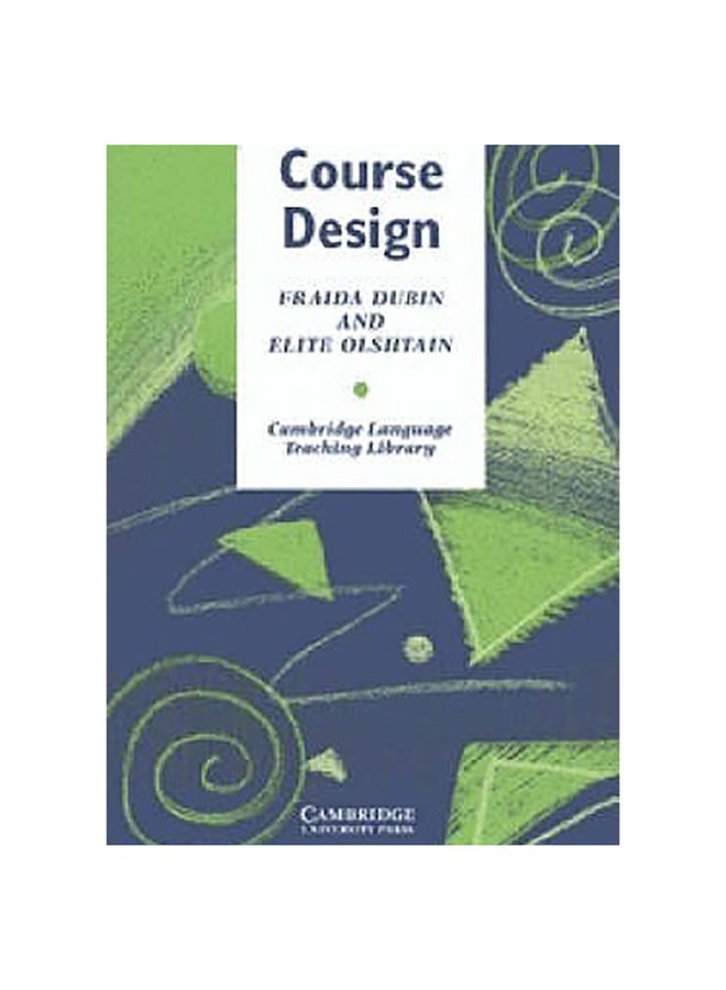 Course Design paperback english - 27-Nov-86