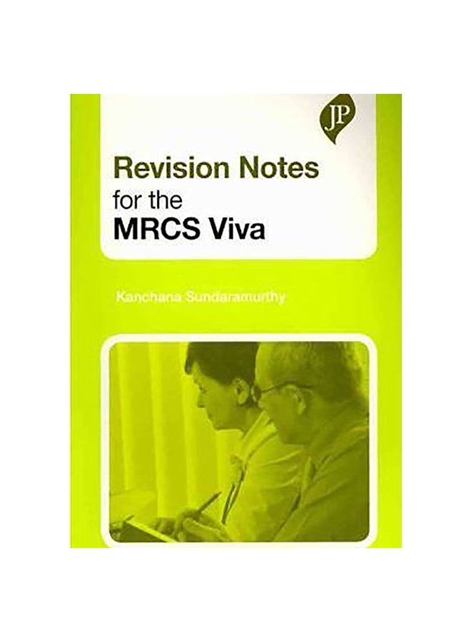 Revision Notes For The Mrcs Viva Paperback English by Kanchana Sundaramurthy - 12-Nov-10 