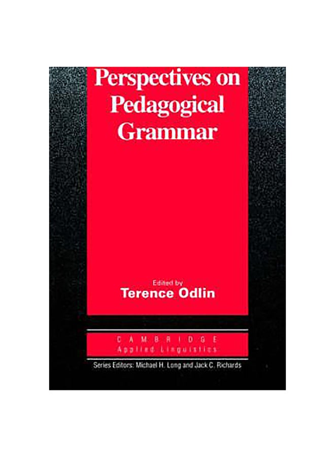 Perspectives On Pedagogical Grammar paperback english - 25-Mar-94 