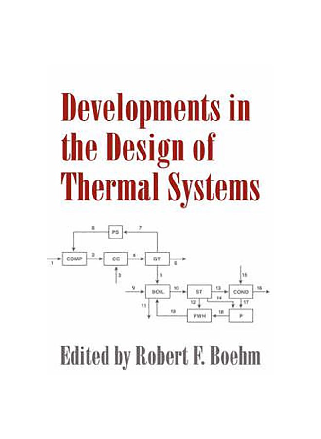 Developments In The Design Of Thermal Systems hardcover english - 29-Jan-98 