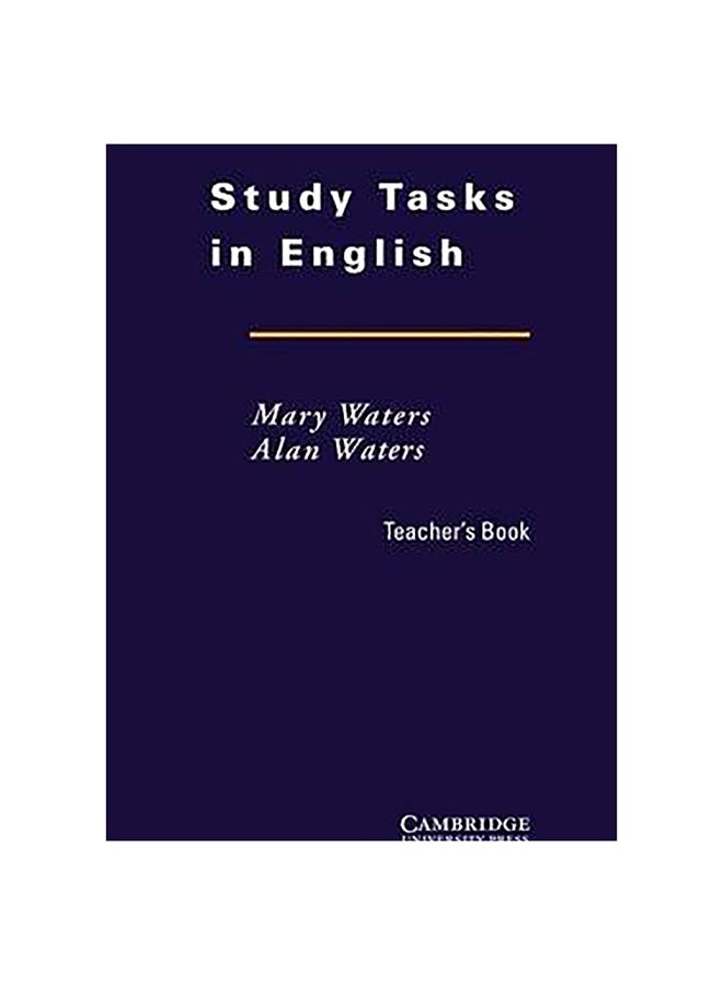 Study Tasks In English Teacher's Book paperback english 