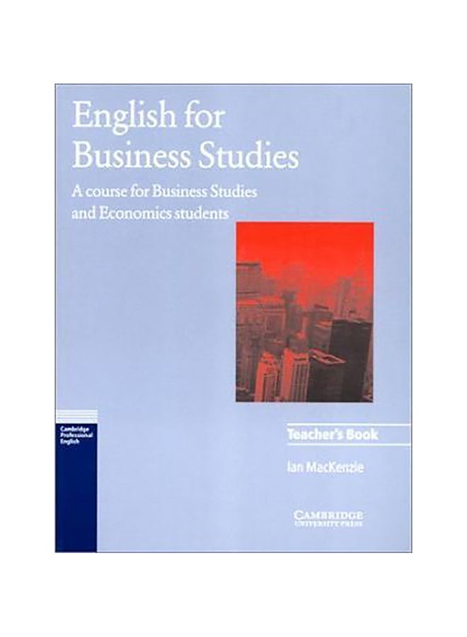 English For Business Studies Paperback English by Mackenzie Ian Mackenzie - 28-Jun-97
