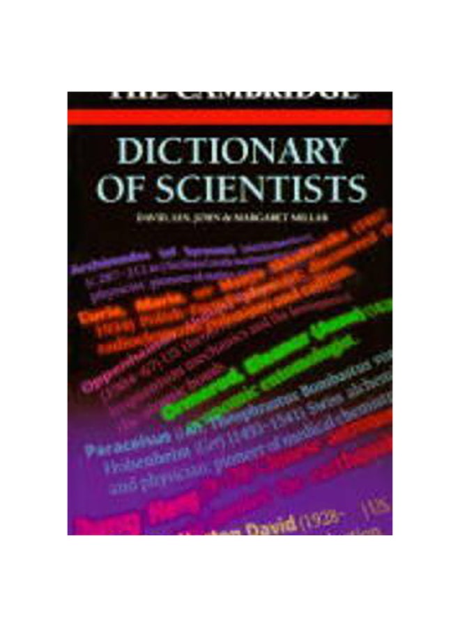 Cambridge Dictionary Of Scientists Paperback English by Millar David Millar 