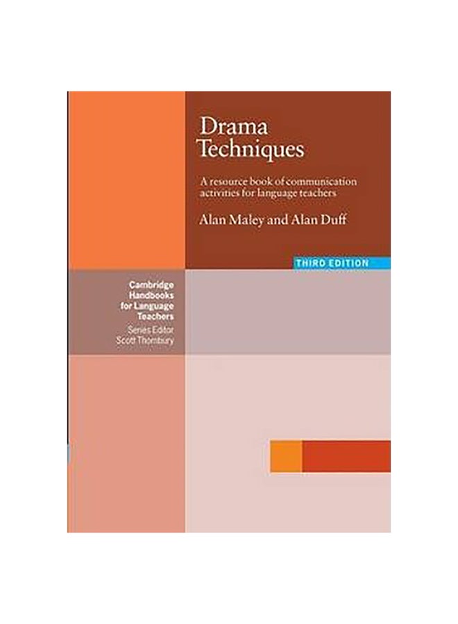 Drama Techniques Paperback English by Alan Maley - 24-Mar-05 