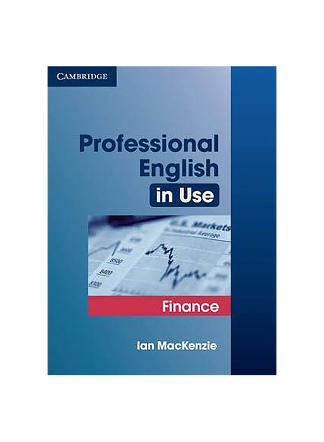 Professional English In Use Finance Paperback English by Ian Mackenzie - 38904 