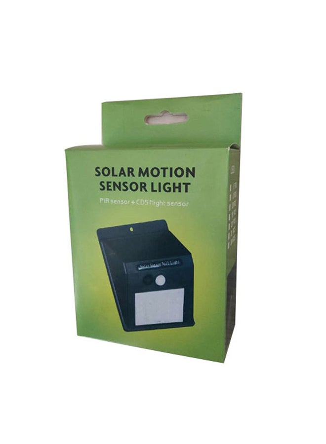Generic Solar Motion Sensor Garden Wall Light Black - Image 2