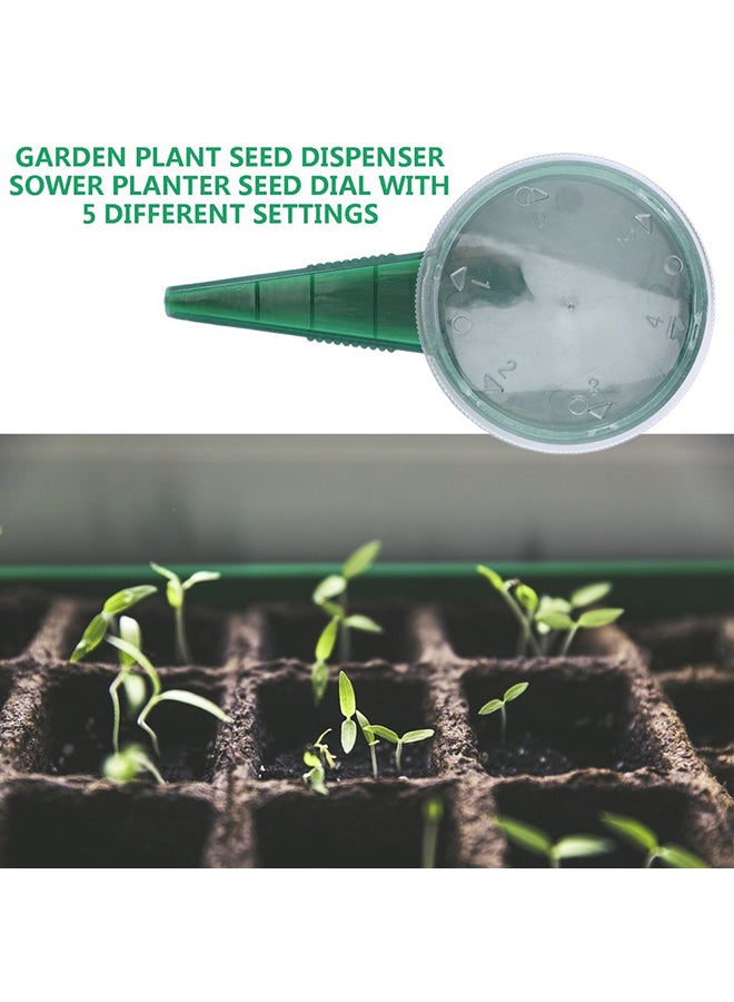 Generic Garden Plant Dial Seed Dispenser Green 12 x 6centimeter  - Image 2