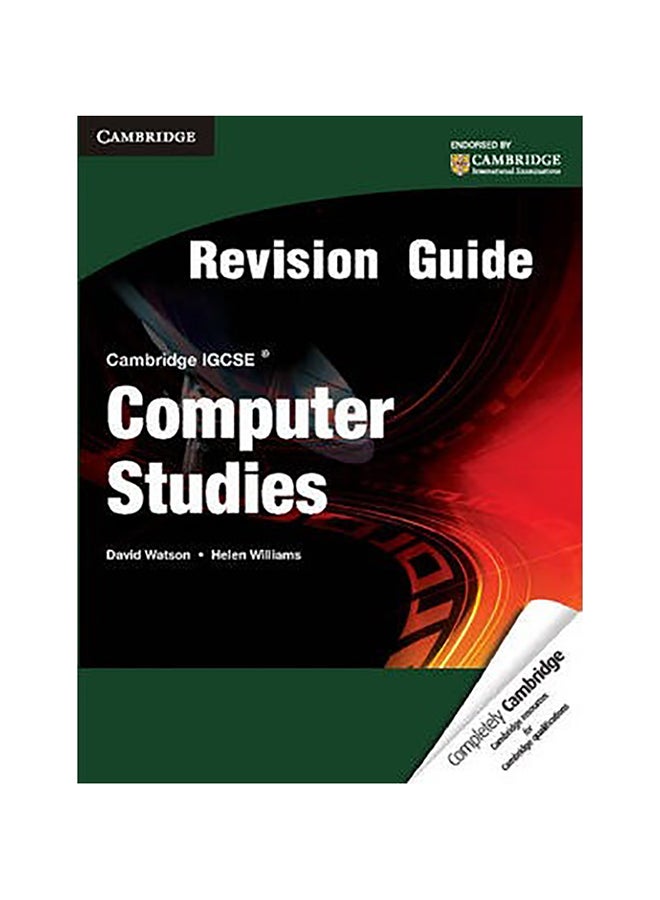 Cambridge IGCSE Computer Studies Paperback English by David Watson - 41123 