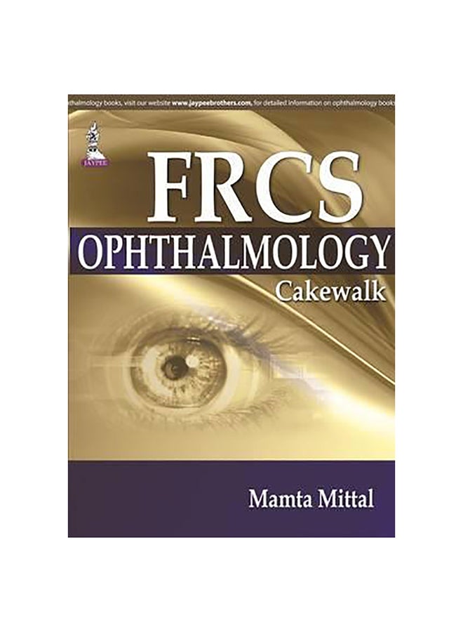 FRCS Ophthalmology Cakewalk paperback english - 20-Jan-15 