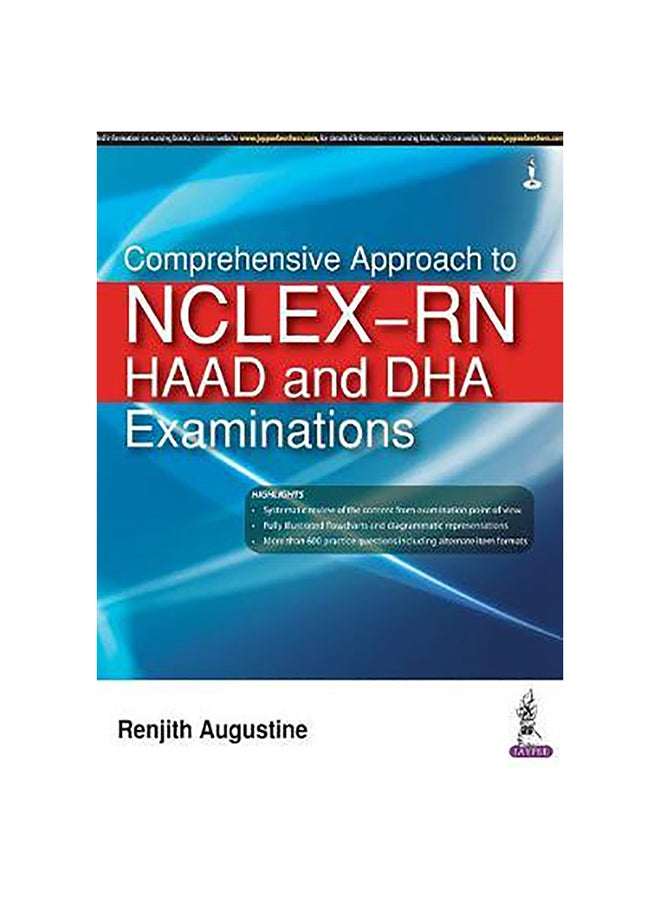 Comprehensive Approach To Nclex-Rn, Haad And Dha Examination Paperback English by Renjith Augustine - 42741 