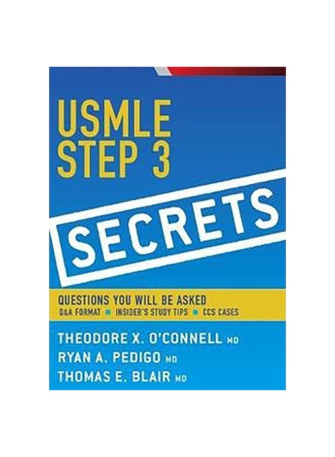كتاب أسرار اختبار الرخصة الطبية الأمريكي الخطوة 3 غلاف ورقي الإنجليزية - 42031