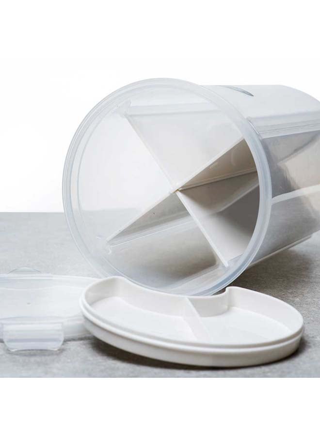 AL RIMAYA 4-in-1 Spice Storage Box White 14x14x24cm - Image 2