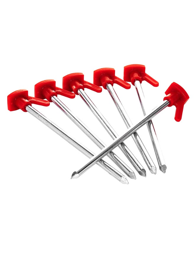 Quechua 6-Piece Hard Ground Tent Peg Set 21cm  - Image 1
