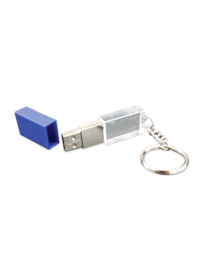 Rectangular Crystal USB Flash Drive With Cap 16 GB  - Image 2