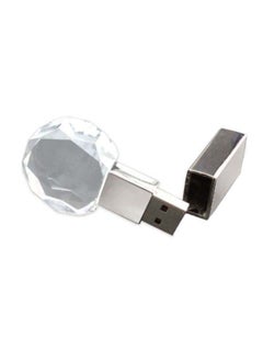 Generic Round Crystal USB Flash Drive With Cap 8 GB  - Image 1