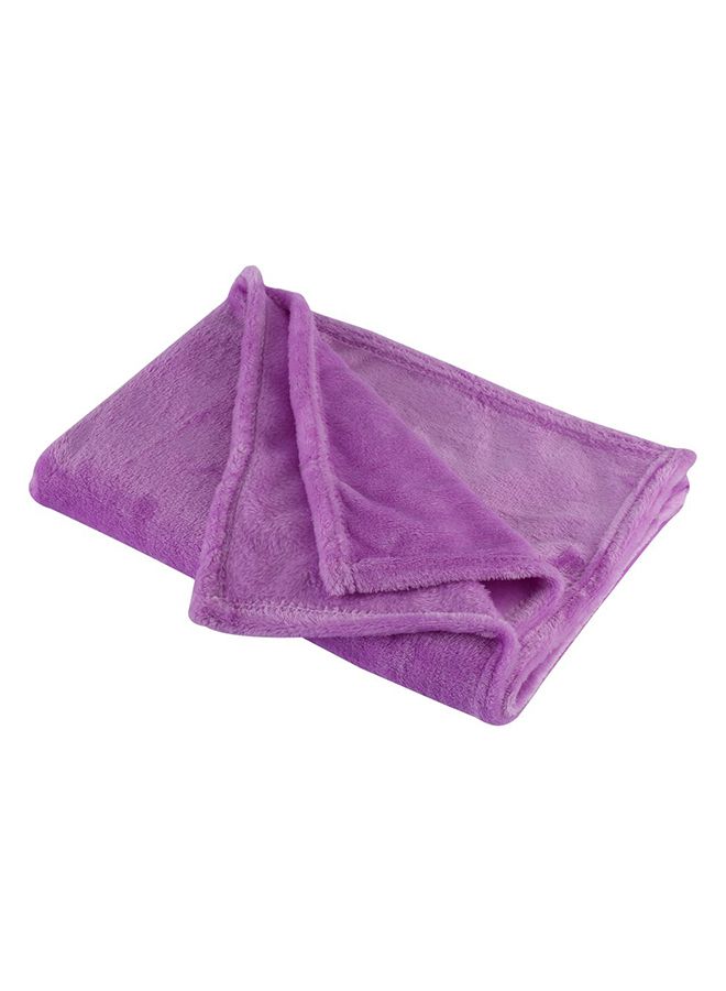 Super Soft Warm Flannel Sofa Bedding fabric Light Purple 70 x 100cm